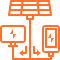 Símbolo representando uma usina solar